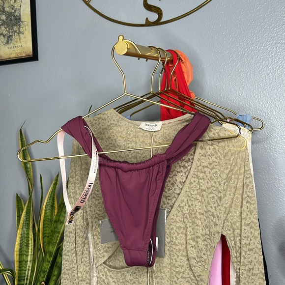 NWT House of CB ‘Athens’ Gathered Bikini Bottom - Picture 4 of 9